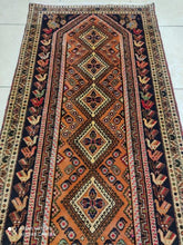 Charger l'image dans la galerie, Tapis Afchar noué main n°17097_230×75
