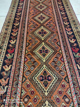 Charger l'image dans la galerie, Tapis Afchar noué main n°17097_230×75
