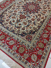 Charger l&#39;image dans la galerie, TAPIS ISPAHAN signé tissé main n°11790_236×150

