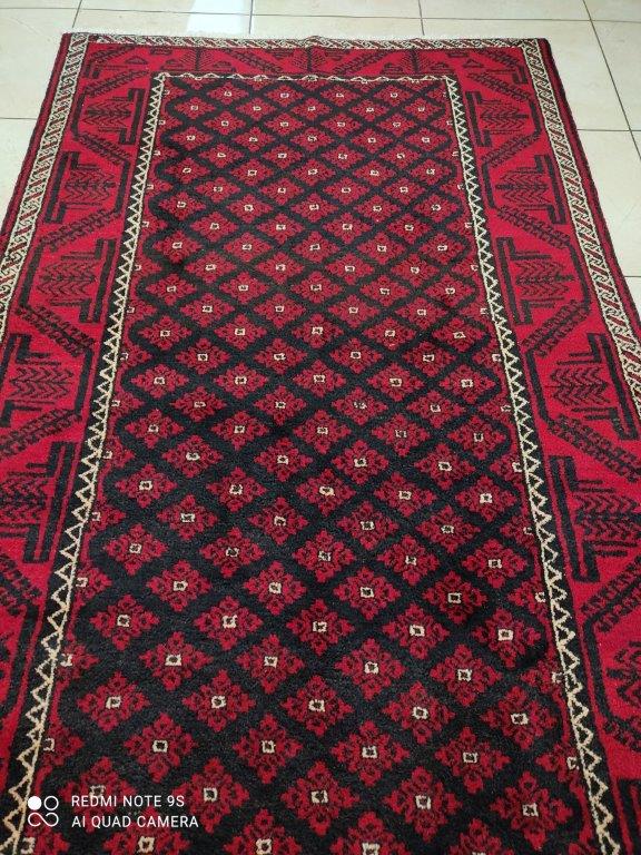 Tapis Zabol tissé main n°13571_240×125