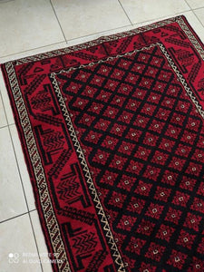 Tapis Zabol tissé main n°13571_240×125