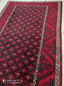 Tapis Zabol tissé main n°13571_240×125