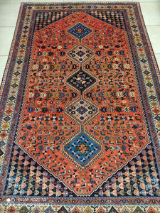 Tapis Yalameh fait main n°1250_240×156