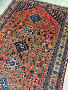 Tapis Yalameh fait main n°1250_240×156