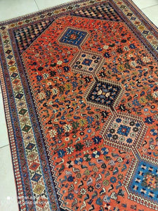 Tapis Yalameh fait main n°1250_240×156