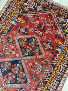 Tapis Ghachghai tissé main n°10186_240×157