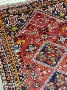 Tapis Ghachghai tissé main n°10186_240×157