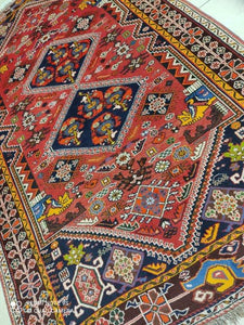 Tapis Ghachghai tissé main n°10186_240×157