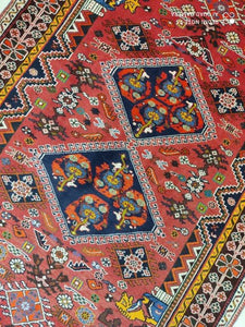 Tapis Ghachghai tissé main n°10186_240×157