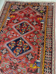 Tapis Ghachghai tissé main n°10186_240×157