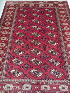 Tapis Antique Torkaman tissé main n°16149_245×185