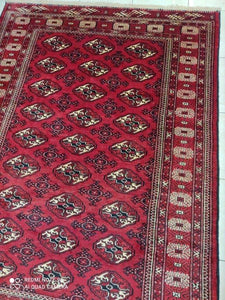 Tapis Antique Torkaman tissé main n°16149_245×185