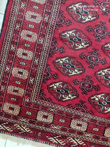 Tapis Antique Torkaman tissé main n°16149_245×185