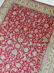 Tapis Cachemire soie tissé main n°18_248×169