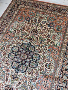 Tapis Cachemire soie noué main n°31_249×155