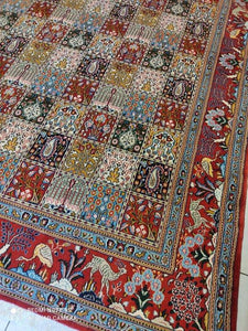 Grand Tapis Moud noué main n°15598_250×200