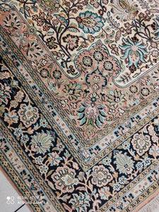 Tapis Cachemire soie noué main n°24_256×170