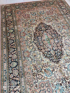 Tapis Cachemire soie noué main n°24_256×170