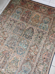 TAPIS CACHEMIRE soie noué main n°765_260×187