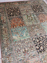 Charger l'image dans la galerie, Tapis Cachemire soie noué main n°7_264×187
