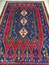 Charger l&#39;image dans la galerie, Tapis Afchar tissé main n°16997_268×170
