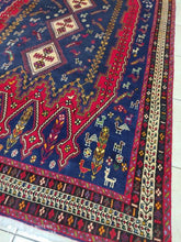 Charger l&#39;image dans la galerie, Tapis Afchar tissé main n°16997_268×170
