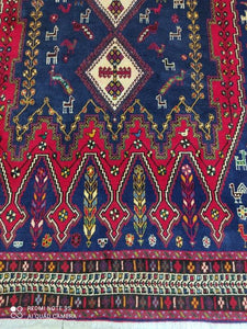 Tapis Afchar tissé main n°16997_268×170