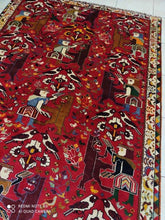 Charger l&#39;image dans la galerie, Grand Tapis Ghachgai fait main n°10574_270×172
