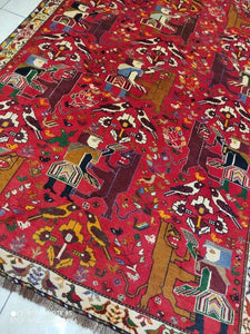 Grand Tapis Ghachgai fait main n°10574_270×172