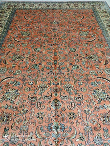 Tapis Cachemire soie noué main n°22_274×186