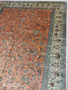 Tapis Cachemire soie noué main n°22_274×186