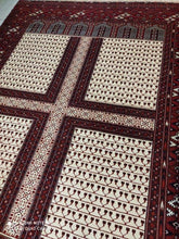 Charger l'image dans la galerie, Grand Tapis Torkaman fait main n°13439_274×210

