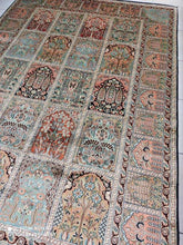 Charger l'image dans la galerie, Tapis Cachemire soie noué main n°21_276×188
