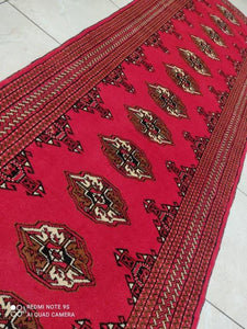 Tapis Torkaman noué main n°11458_278×83