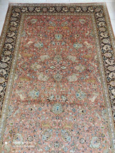 Charger l'image dans la galerie, Tapis Cachemire soie noué main n°13_280×187
