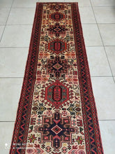 Charger l'image dans la galerie, Tapis Heriz noué main n°12818_282×70
