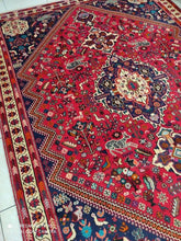 Charger l&#39;image dans la galerie, Grand Tapis Ghachghai fait main n°16028_283×203
