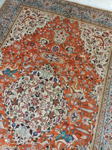 Grand Tapis Tabriz tissé main n°16441_285×195