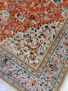 Grand Tapis Tabriz tissé main n°16441_285×195