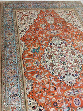 Charger l&#39;image dans la galerie, Grand Tapis Tabriz tissé main n°16441_285×195
