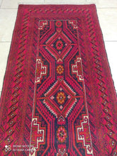 Charger l'image dans la galerie, Tapis Baloutchestan fait main n°18077_285×80
