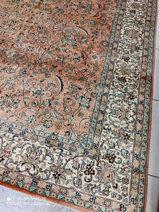 Tapis Cachemire soie noué main n°29_286×196