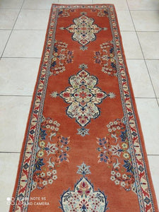 Tapis Tabriz fait main n°3285_287×80