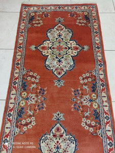 Tapis Tabriz fait main n°3285_287×80