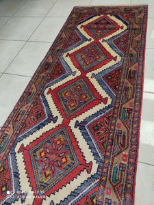 Tapis Hamedan tissé main n°11658P_288×80