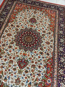 Grand Tapis Ghom tissé main n°16590_290×200