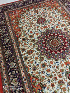 Grand Tapis Ghom tissé main n°16590_290×200