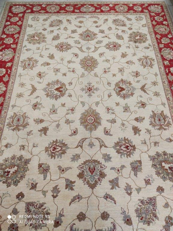 Grand Tapis Afghan tissé main n°8580_292×198