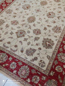 Grand Tapis Afghan tissé main n°8580_292×198