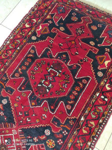 Tapis Hamedan tissé main n°12306_295×110